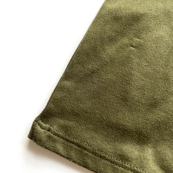 Millie + Roo Olive Basic Tee - Picture 2 of 4